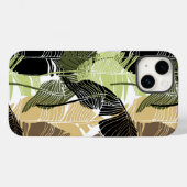 Tropical Palms Print iPhone 14 Hoesje (Achterkant (horizontaal))