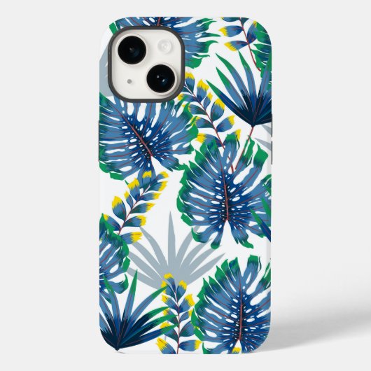 Tropical Palms Print iPhone 14 Hoesje (Achterkant)