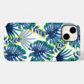 Tropical Palms Print iPhone 14 Hoesje (Achterkant (horizontaal))
