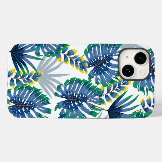 Tropical Palms Print iPhone 14 Hoesje (Achterkant (horizontaal))