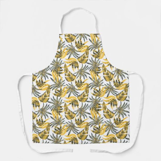 Tropical Palms Print Schort (Voorkant)