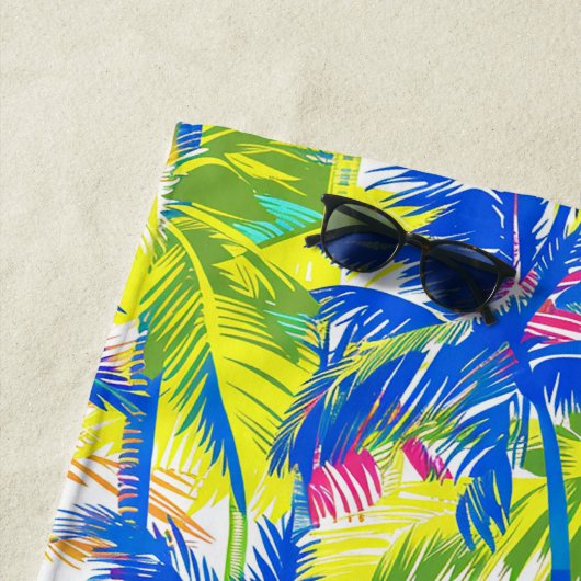 Tropical Palms Strandlaken (In situ)