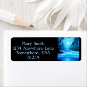 Tropical Paradise 2 adreslabel Etiket (Insitu)