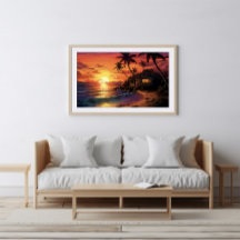 Tropical Paradise - Ai Poster