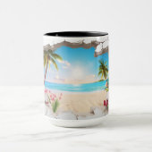 Tropical Paradise Beach - 3D Mok (Midden)
