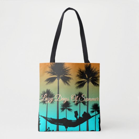 Tropical Paradise Beach Style Canvas tas (Voorkant)