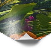 Tropical Paradise – Colorful Macaw Jungle Canvas A Foto Afdruk (Hoek)