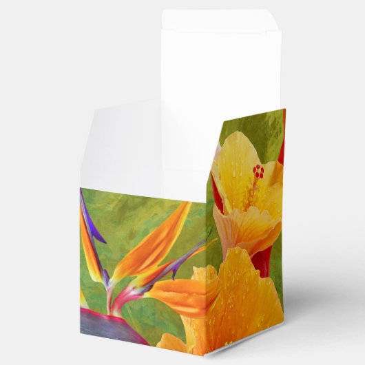 Tropical Paradise Favor Box Bedankdoosjes (Geopend)