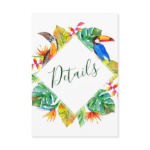 Tropical Paradise Krans Details Bruiloft Enclosure