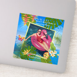 Tropical Paradise Memory Zee Foto Sticker