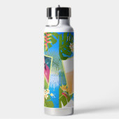 Tropical Paradise Memory Zee Foto Waterfles (Rechts)