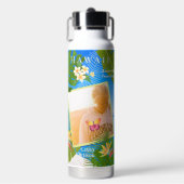 Tropical Paradise Memory Zee Foto Waterfles (Voorkant)