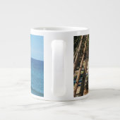 Tropical Paradise Monogram Zee Giant Coffee Mok (Achterkant)