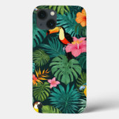 Tropical Paradise Oerwoud Pattern Case-Mate iPhone Case (Achterkant)