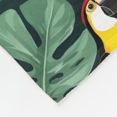 Tropical Paradise Oerwoud Pattern Fleece Deken (Hoek)
