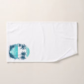Tropical Paradise Palm Trees op het strand Bad Handdoek (Handdoek)