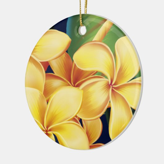 Tropical Paradise Plumeria Ornamenten (Links)