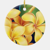 Tropical Paradise Plumeria Ornamenten (Achterkant)