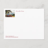 "Tropical Paradise"/Princeville, Kauai Briefkaart (Achterkant)