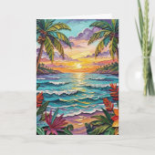 Tropical Paradise | Thinking of You Kaart (Voorkant)