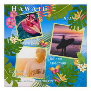 Tropical Paradise Travel Memories Zee Perfect Poster