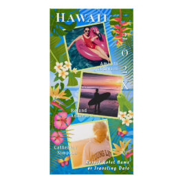 Tropical Paradise Travel Memory Foto Zee Perfect Poster