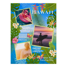 Tropical Paradise Travel Memory Foto Zee Perfect Poster