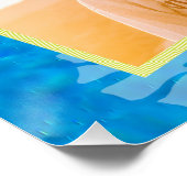 Tropical Paradise Travel Memory Foto Zee Perfect Poster (Hoek)