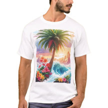 Tropical Paradise Vibes T-shirt