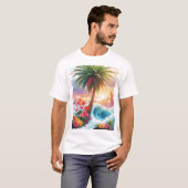 Tropical Paradise Vibes T-shirt (Voorkant volledig)