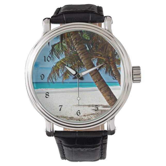 Tropical Paradise - Zonnige dag aan het strand Horloge (Voorkant)
