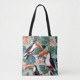 Tropical Parrot Canvas Canvas tas