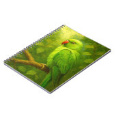 tropical Parrot Notebook - Green Bird Journal Notitieboek (Linkerzijde)