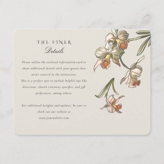 Tropical Parrot Pair Bruiloft Informatie Kaart (Voorkant)