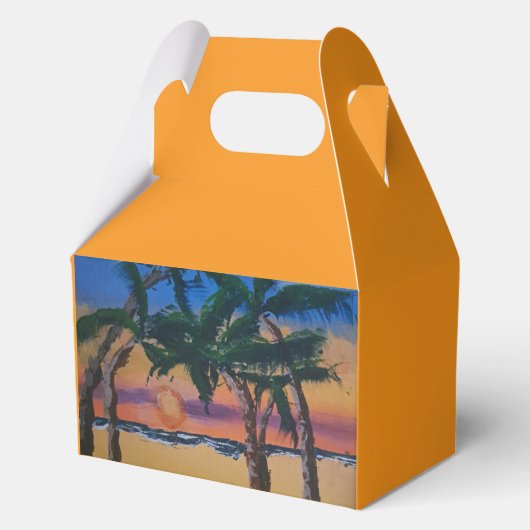 Tropical Party Box Bedankdoosjes (Voorkant)
