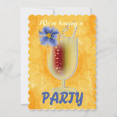Tropical PARTY uitnodiging (Voorkant)