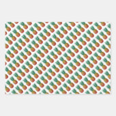 Tropical party with retro pineapple inpakpapier vel (Voorkant 2)