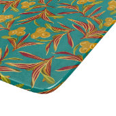 Tropical Pattern with Red and Yellow Leaves Snijplank (Hoek)