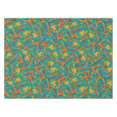 Tropical Pattern with Red and Yellow Leaves Tafelkleed (Voorkant (Horizontaal))