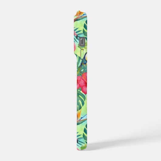 TROPICAL PATTERNED iPhone HOESJE (Linkerkant)