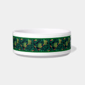 Tropical personalized Pet Bowl Voerbakje (Links)