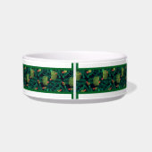 Tropical personalized Pet Bowl Voerbakje (Achterkant)