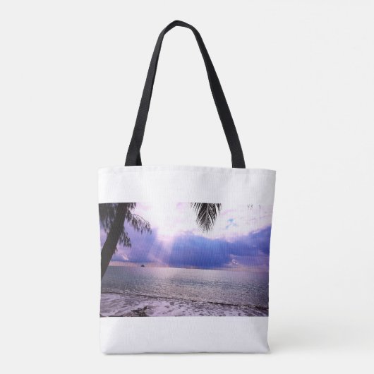 Tropical Photo Print Tote Bag (Achterkant)