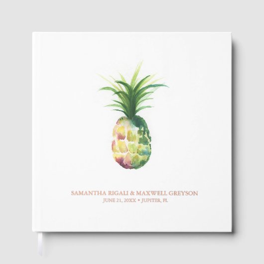 Tropical Pineapple Gastboeken Gastenboek (Voorkant)