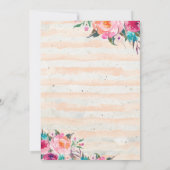 Tropical Pineapple Graduation Party kaart (Achterkant)