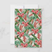 Tropical Pineapple RSVP kaarten (Achterkant)