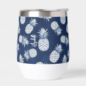 Tropical Pineapple with Name – Watercolor Style (Links)