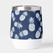 Tropical Pineapple with Name – Watercolor Style (Achterkant)