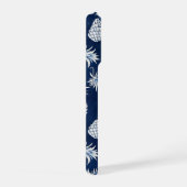 Tropical Pineapple with Name – Watercolor Style iPhone Hoesje (Rechterkant)