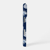 Tropical Pineapple with Name – Watercolor Style iPhone Hoesje (Rechterkant)